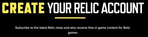 relic games|RelicLink Account.